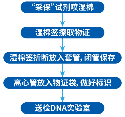 法医物证提取建议流程_采保试剂_OKPay钱包基因
